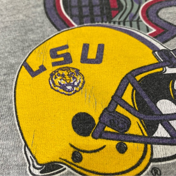 Bama / LSU Bowl Game T-Shirt, University of Alabama Crimson Tide, Tigers Vintage - Picture 9 of 10